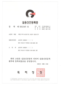 실용신안등록증